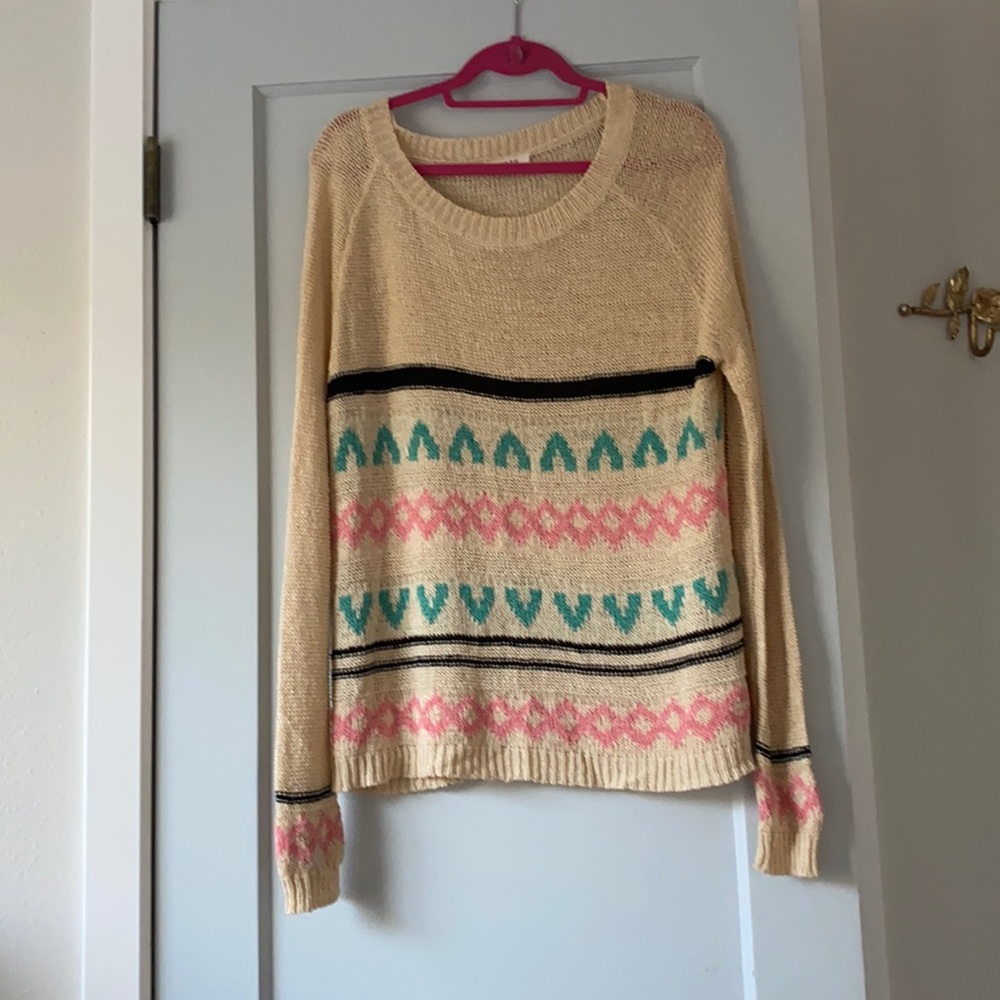 Cream oversized sweater